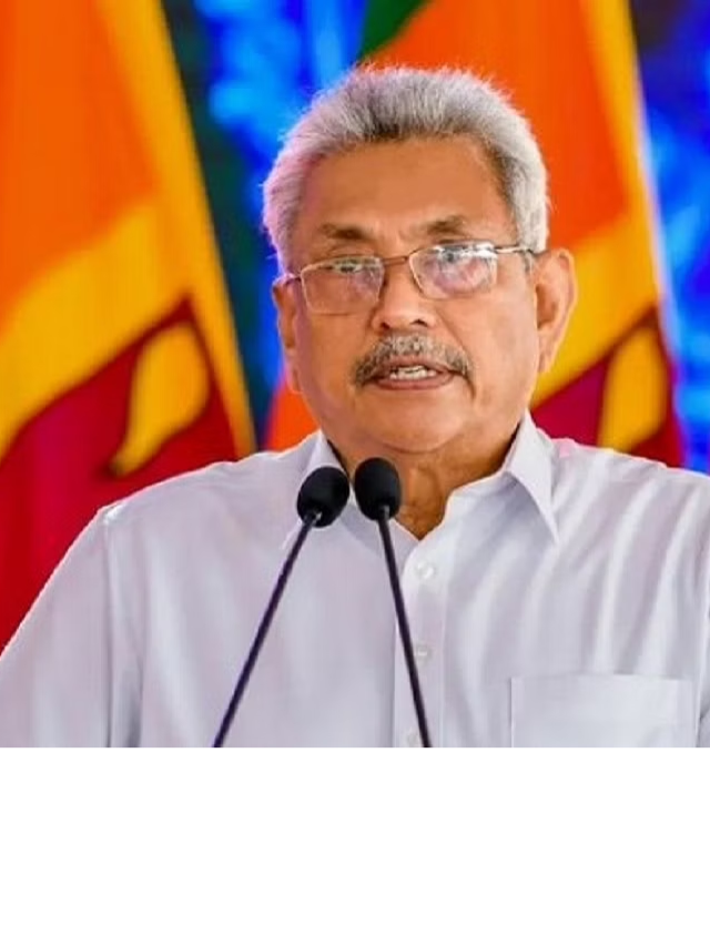 Why did Gotabaya Rajapaksa choose to flee to the Maldives?