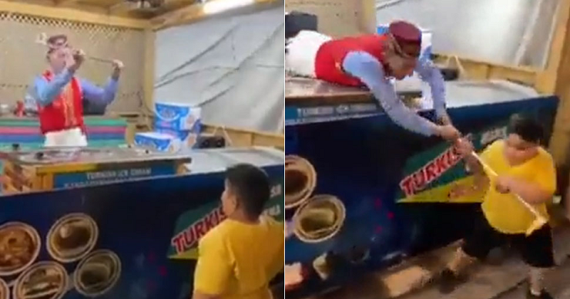 તમે તુર્કી આઈસ્ક્રીમ સ્ટોલનો રમુજી વિડીયો જોયો હશે, તો આ નાના બાળકે આઈસ્ક્રીમ લેવા માટે કર્યું આવું..જુઓ વિડિયો અહી