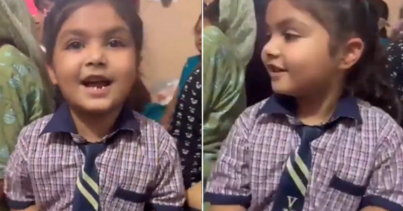 આ નાની છોકરીએ સત્સંગમાં હનુમાનદાદાનું સુંદર ભજન ગવડાવ્યું, જે જોઈને મહિલાઓ પણ ચોંકી ગઈ, જુઓ વિડીયો